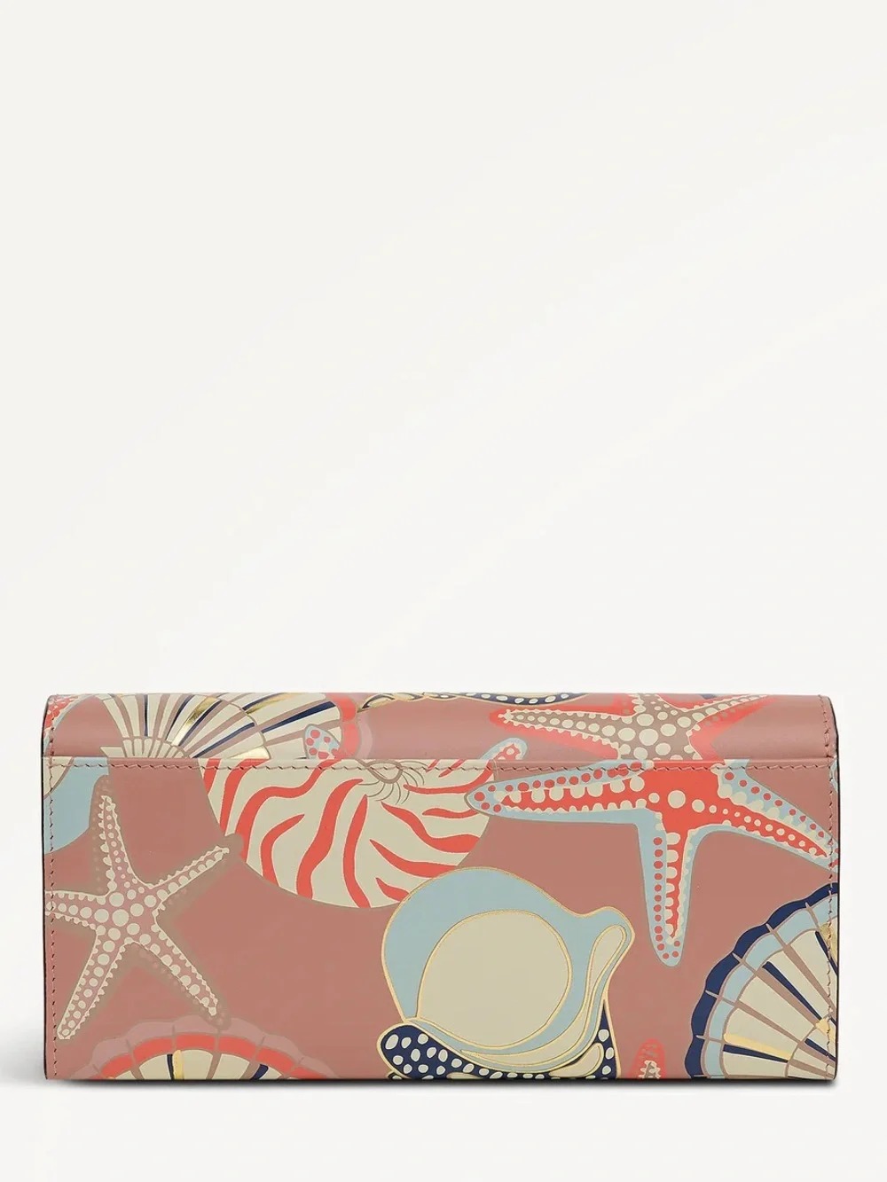 NWT-Radley London-Picton Place-Lg Flap Bifold Wallet-Carnation-Gold Accents-$148